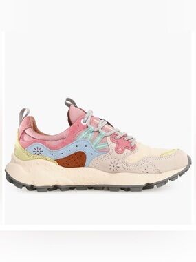 Flower Mountain Yamano 3 Sneaker in Pink/Light Brown